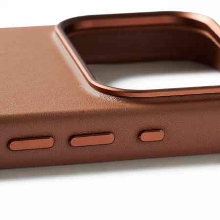 Mujjo Leather Case - etui skórzane do iPhone 18 Pro / 17 Pro kompatybilne z MagSafe (tan)
