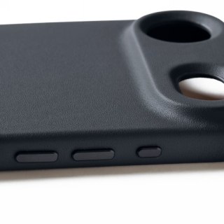 Mujjo Leather Case - etui skórzane do iPhone Air kompatybilne z MagSafe (basalt)