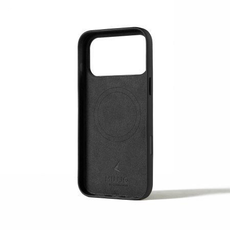 Mujjo Wallet Leather Case - etui skórzane do iPhone 18 Pro Max / 17 Pro Max kompatybilne z MagSafe (black)