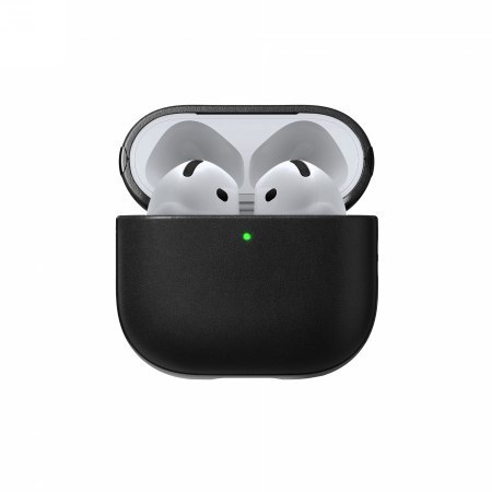 NOMAD Modern Leather Case - skórzane etui do Apple AirPods 4 (black)