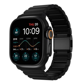 NOMAD Titanium Band - tytanowa bransoleta do Apple Watch 44mm-49mm (Apple Watch 4-11, SE 1-3, Ultra 1-3) (black hardware) V2