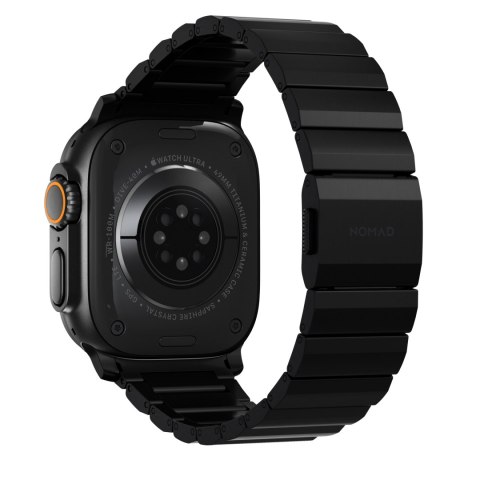 NOMAD Titanium Band - tytanowa bransoleta do Apple Watch 44mm-49mm (Apple Watch 4-11, SE 1-3, Ultra 1-3) (black hardware) V2