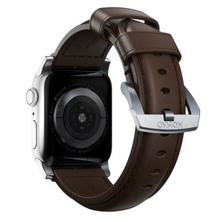 NOMAD Traditional Band - skórzany pasek do Apple Watch 44mm-49mm (Apple Watch 4-11, SE 1-3, Ultra 1-3) skóra Horween (rustic bro