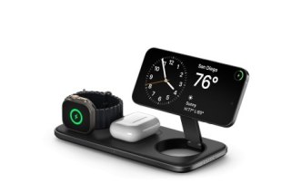 Satechi Qi2 Trio Wireless Charging Pad - magnetyczna ładowarka bezprzewodowa do trzech urządzeń (AppleWatch 5W, AirPods 5W, Qi2 