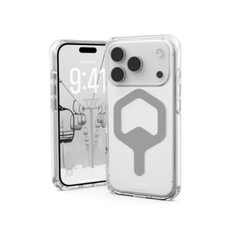 UAG Plyo MagSafe - etui do iPhone 18 Pro / 17 Pro kompatybilne z MagSafe (ice/silver)