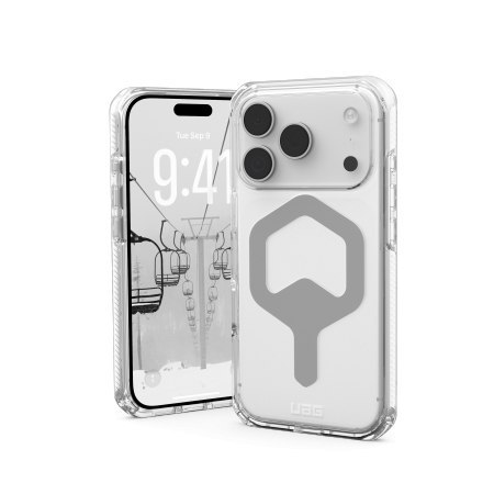 UAG Plyo MagSafe - etui do iPhone 18 Pro / 17 Pro kompatybilne z MagSafe (ice/silver)