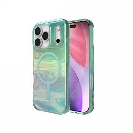 ZAGG Milan Snap - etui do iPhone 18 Pro / 17 Pro kompatybilne z MagSafe (iridescent oil slick)