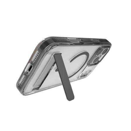 ZAGG Santa Cruz Snap KS - etui z podstawką do iPhone 18 Pro Max / 17 Pro Max kompatybilne z MagSafe (jet black) [s]