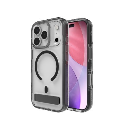 ZAGG Santa Cruz Snap KS - etui z podstawką do iPhone 18 Pro / 17 Pro kompatybilne z MagSafe (jet black) [s]