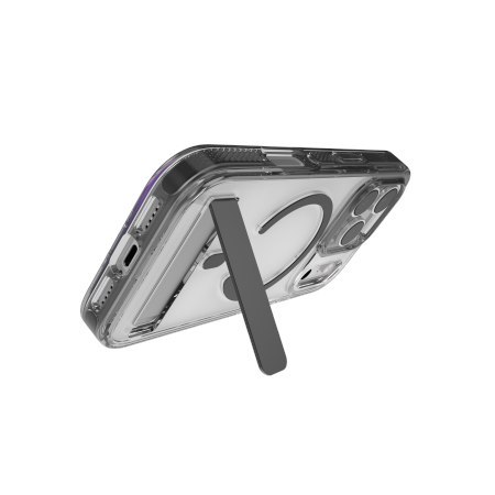 ZAGG Santa Cruz Snap KS - etui z podstawką do iPhone 18 Pro / 17 Pro kompatybilne z MagSafe (jet black) [s]