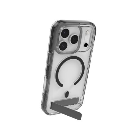 ZAGG Santa Cruz Snap KS - etui z podstawką do iPhone 18 Pro / 17 Pro kompatybilne z MagSafe (jet black) [s]