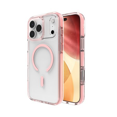 ZAGG Santa Cruz Snap - etui do iPhone 18 Pro Max / 17 Pro Max kompatybilne z MagSafe (pink sorbet) [s]