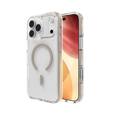 ZAGG Santa Cruz Snap - etui do iPhone 18 Pro Max / 17 Pro Max kompatybilne z MagSafe (titanium) [s]