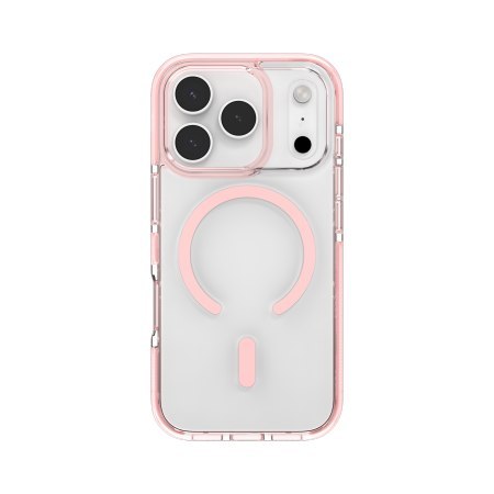 ZAGG Santa Cruz Snap - etui do iPhone 18 Pro / 17 Pro kompatybilne z MagSafe (pink sorbet) [s]