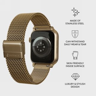 BURGA Metal Mesh Elegance - bransoleta do Apple Watch 38-42 mm (gold)
