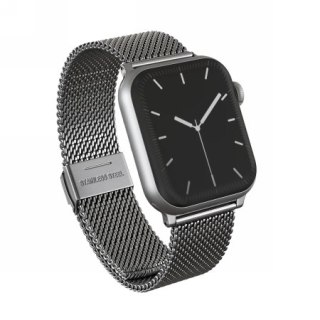 BURGA Metal Mesh Elegance - bransoleta do Apple Watch 38-42 mm (silver)