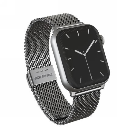 BURGA Metal Mesh Elegance - bransoleta do Apple Watch 38-42 mm (silver)