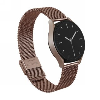 BURGA Metal Mesh Elegance - uniwersalna bransoleta do zegarka 20 mm (rose gold)