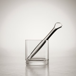 Be Lucent Beam Tongue Scraper - czyścik do języka ze stali nierdzewnej (silver)