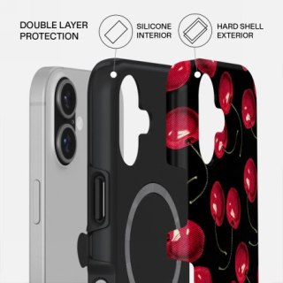 Burga Tough Magsafe - etui ochronne do iPhone 17 kompatybilne z MagSafe (cherrybomb)
