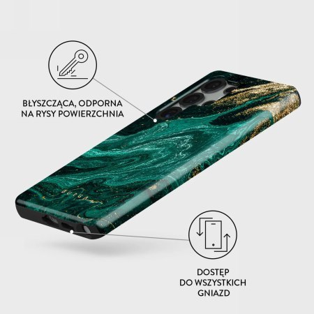 Burga Tough - obudowa ochronna do Samsung Galaxy S25 Ultra 5G (emerald pool)