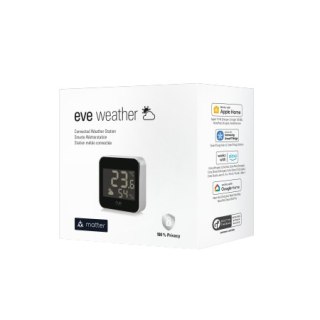 Eve Weather Matter - monitor temperatury i wilgotności (kompatybilność: Apple Home, Samsung SmartThings, Alexa, Google Home)