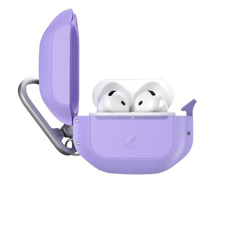 KeyBudz ElementProof - wodoodporne etui do AirPods 4 (wild lavender)