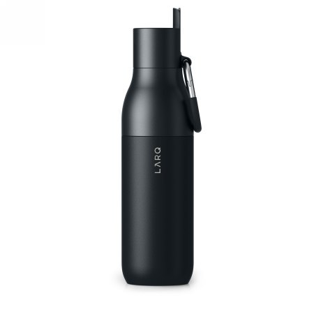 LARQ Bottle Flip Top - butelka termiczna ze słomką, wysuwany ustnik 740ml (obsidian black)