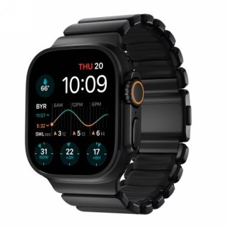 NOMAD Stratos Band - tytanowa bransoleta do Apple Watch 44mm-49mm (Apple Watch 4-11, SE 1-3, Ultra 1-3) z FKM (black titanium, b
