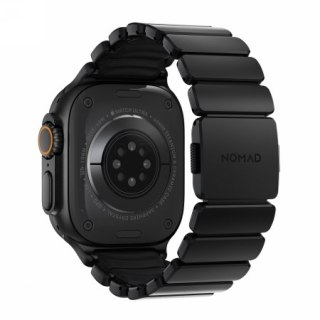 NOMAD Stratos Band - tytanowa bransoleta do Apple Watch 44mm-49mm (Apple Watch 4-11, SE 1-3, Ultra 1-3) z FKM (black titanium, b
