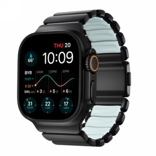 NOMAD Stratos Band - tytanowa bransoleta do Apple Watch 44mm-49mm (Apple Watch 4-11, SE 1-3, Ultra 1-3) z FKM (black titanium, i