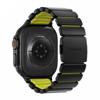 NOMAD Stratos Band - tytanowa bransoleta do Apple Watch 44mm-49mm (Apple Watch 4-11, SE 1-3, Ultra 1-3) z FKM (black titanium, v