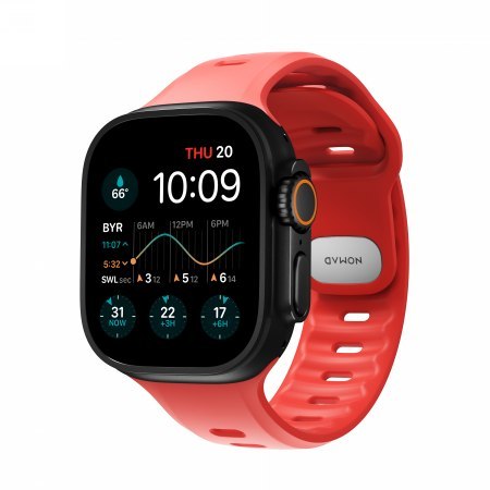 NOMAD Tempo Band - pasek do Apple Watch 44mm-49mm (Apple Watch 4-11, SE 1-3, Ultra 1-3) z FKM (crush)