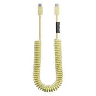 Native Union Pop Cable - kabel USB-C - USB-C, 2,4 m 60W (lemon)