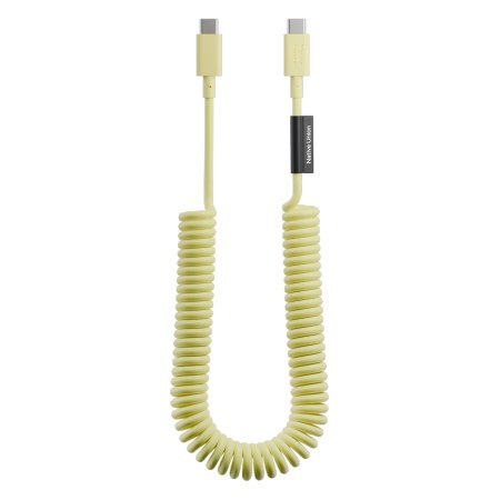 Native Union Pop Cable - kabel USB-C - USB-C, 2,4 m 60W (lemon)