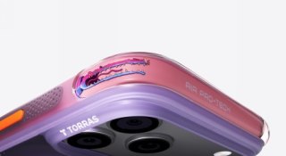 TORRAS GAWX Q3 Air - etui do iPhone 18 Pro / 17 Pro kompatybilne z MagSafe (neon night muse) [go]
