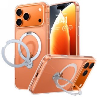 TORRAS Ostand Spin - etui do iPhone 17 Pro Max kompatybilne z MagSafe (clear)