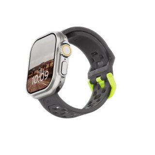 UAG Civilian - silikonowy pasek do Apple Watch 44mm-49mm (Apple Watch 4-11, SE 1-3, Ultra 1-3) (smoke / active neon)