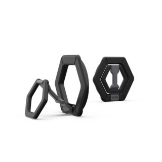 UAG Magnetic Ring Stand Zinc - magnetyczna podstawka dołączana do obudowy ochronnej (black/silver)