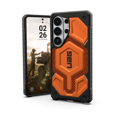 UAG Monarch Pro - etui z wbudowanym modułem magnetycznym do Samsung Galaxy S26 Ultra (kevlar burnt orange)