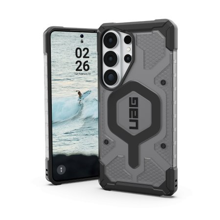 UAG Pathfinder Clear Magnet - etui z wbudowanym modułem magnetycznym do Samsung Galaxy S26 Ultra (ash/black)