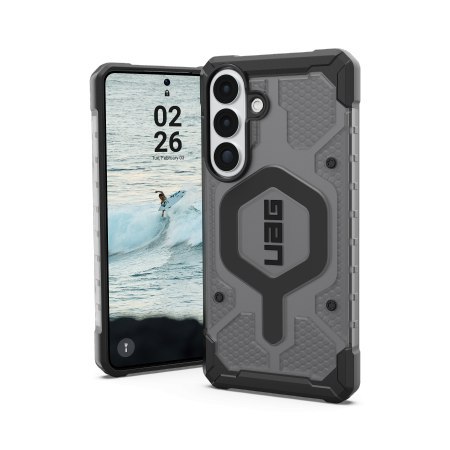 UAG Pathfinder Clear Magnet - etui z wbudowanym modułem magnetycznym do Samsung Galaxy S26+ (ash/black)