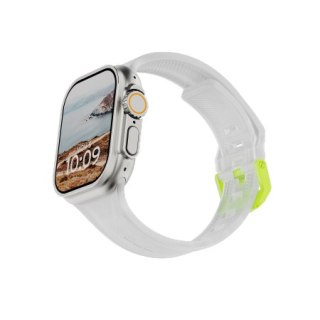 UAG Scout - silikonowy pasek do Apple Watch 44mm-49mm (Apple Watch 4-11, SE 1-3, Ultra 1-3) (smoke / active neon)