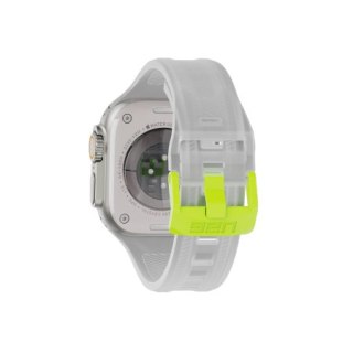 UAG Scout - silikonowy pasek do Apple Watch 44mm-49mm (Apple Watch 4-11, SE 1-3, Ultra 1-3) (smoke / active neon)