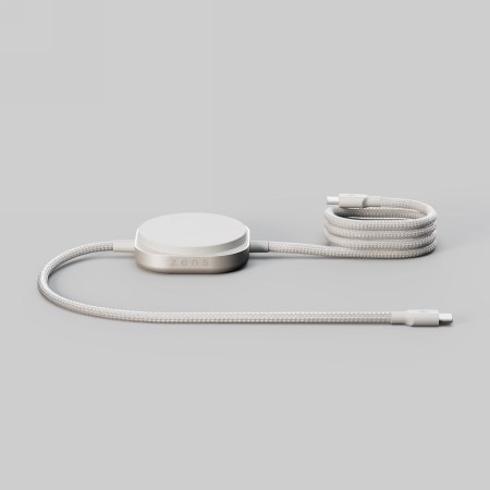 ZENS Charging Cable USB C-C Pro 2 - magnetyczny kabel USB C-C do ładowania przewodowego do 240 W, wspiera Qi2 15 W, do użycia z 