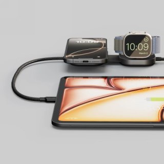 ZENS Charging Cable USB C-C Pro 3 - magnetyczny kabel USB C-C do ładowania przewodowego do 240 W, wspiera Qi2 15 W, możliwość ła
