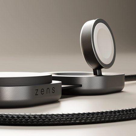 ZENS Charging Cable USB C-C Pro 3 - magnetyczny kabel USB C-C do ładowania przewodowego do 240 W, wspiera Qi2 15 W, możliwość ła