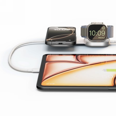 ZENS Charging Cable USB C-C Pro 3 - magnetyczny kabel USB C-C do ładowania przewodowego do 240 W, wspiera Qi2 15 W, możliwość ła