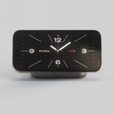 ZENS Magnetic Nightstand Charger - ładowarka bezprzewodowa Qi2 15W (black)