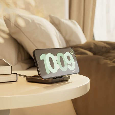 ZENS Magnetic Nightstand Charger - ładowarka bezprzewodowa Qi2 15W (black)